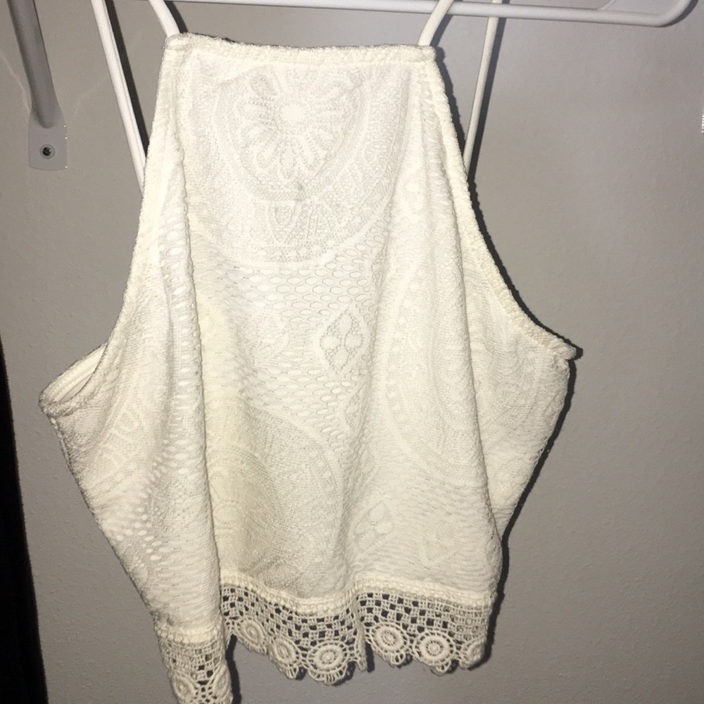 Charlotte Russe lace tank top